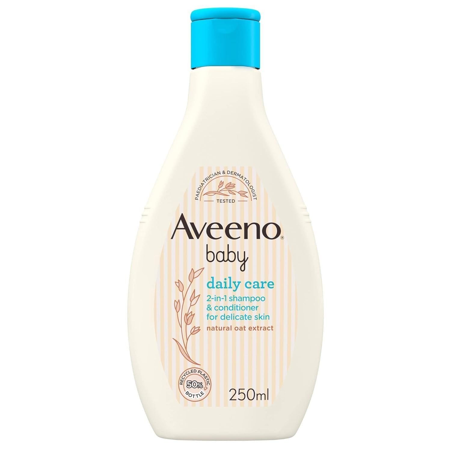 Aveeno Baby Daily Care 2-in1 Shampoo & Conditioner for Delicate Skin, 250ml - Makkah Pharmacy