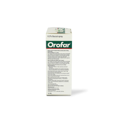 Orofar 0.2% Buccal Spray 30Ml - Makkah Pharmacy