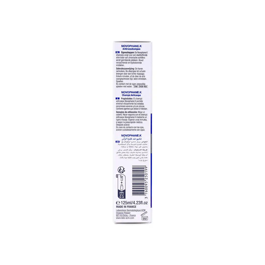 ACM Novophane K Anti-Dandruff Shampoo, 125ml - Makkah Pharmacy