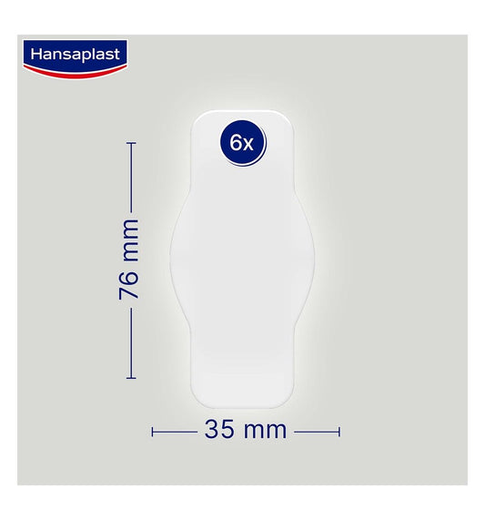 Hansaplast Second Skin Protection Water-Resistant Very Thin & Elastic Plasters, 6 per pack - Makkah Pharmacy