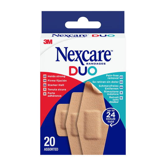 Nexcare Duo Assorted Bandages, 20 Pieces - Makkah Pharmacy