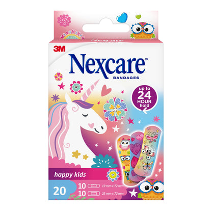 Nexcare Happy Kids Plasters Magic Assorted N3-20-2G, 20 Pieces - Makkah Pharmacy