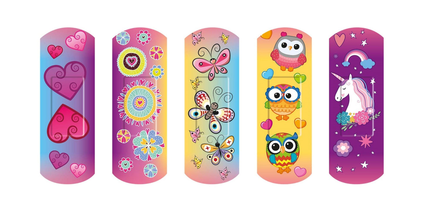 Nexcare Happy Kids Plasters Magic Assorted N3-20-2G, 20 Pieces - Makkah Pharmacy