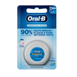 Oral-B Essential 50m Waxed Dental Floss Mint Flavor, 1 Piece - Makkah Pharmacy