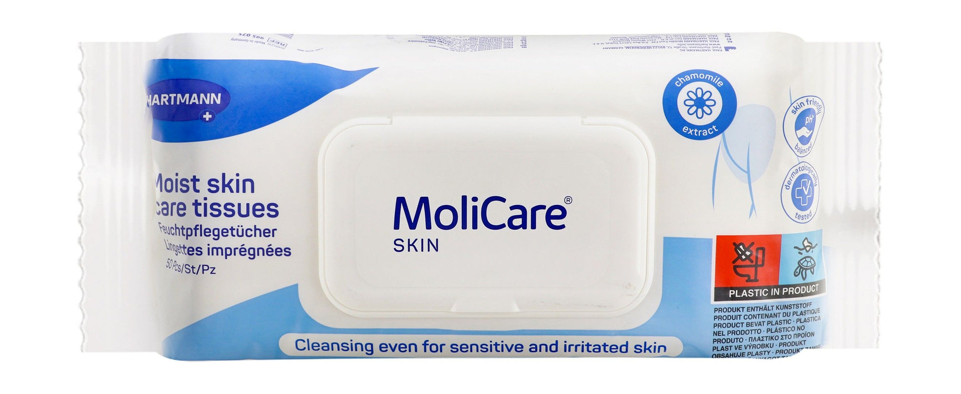 Hartmann Molicare Chamomile Intimate Wipes, 50 Pieces - Makkah Pharmacy