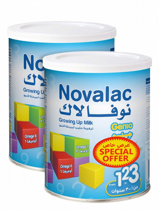 Novalac Vanilla Growing Up Milk Formula, 2x800g