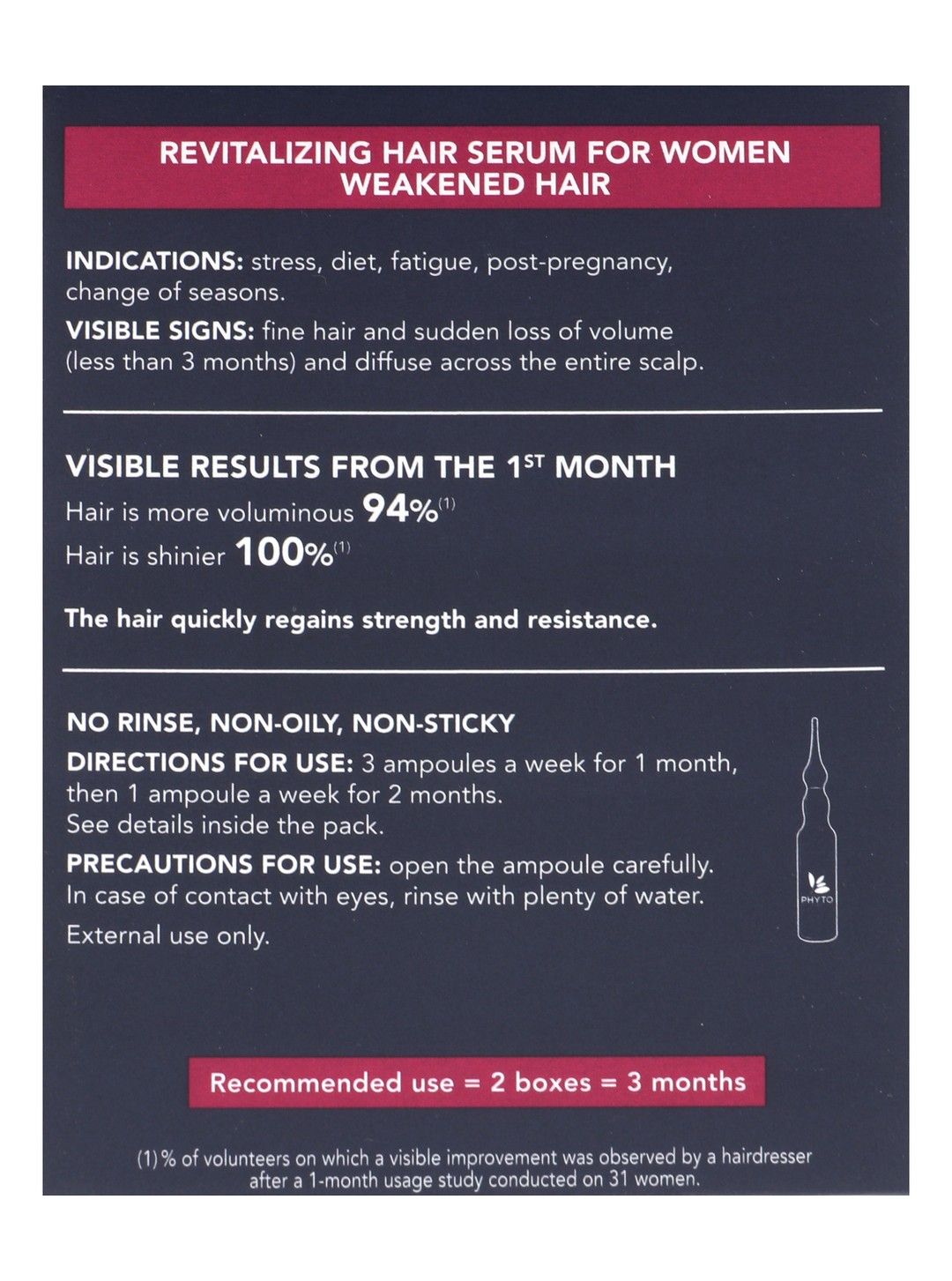 Phyto Phytocyane Anti Hair Loss Reactional Treatment Ampoules, 12x5ml - Makkah Pharmacy