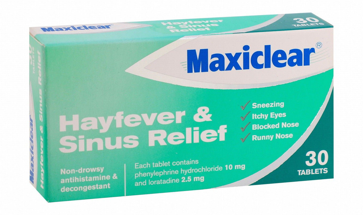 Maxiclear Hayfever Sinus Relief 30 Tablets