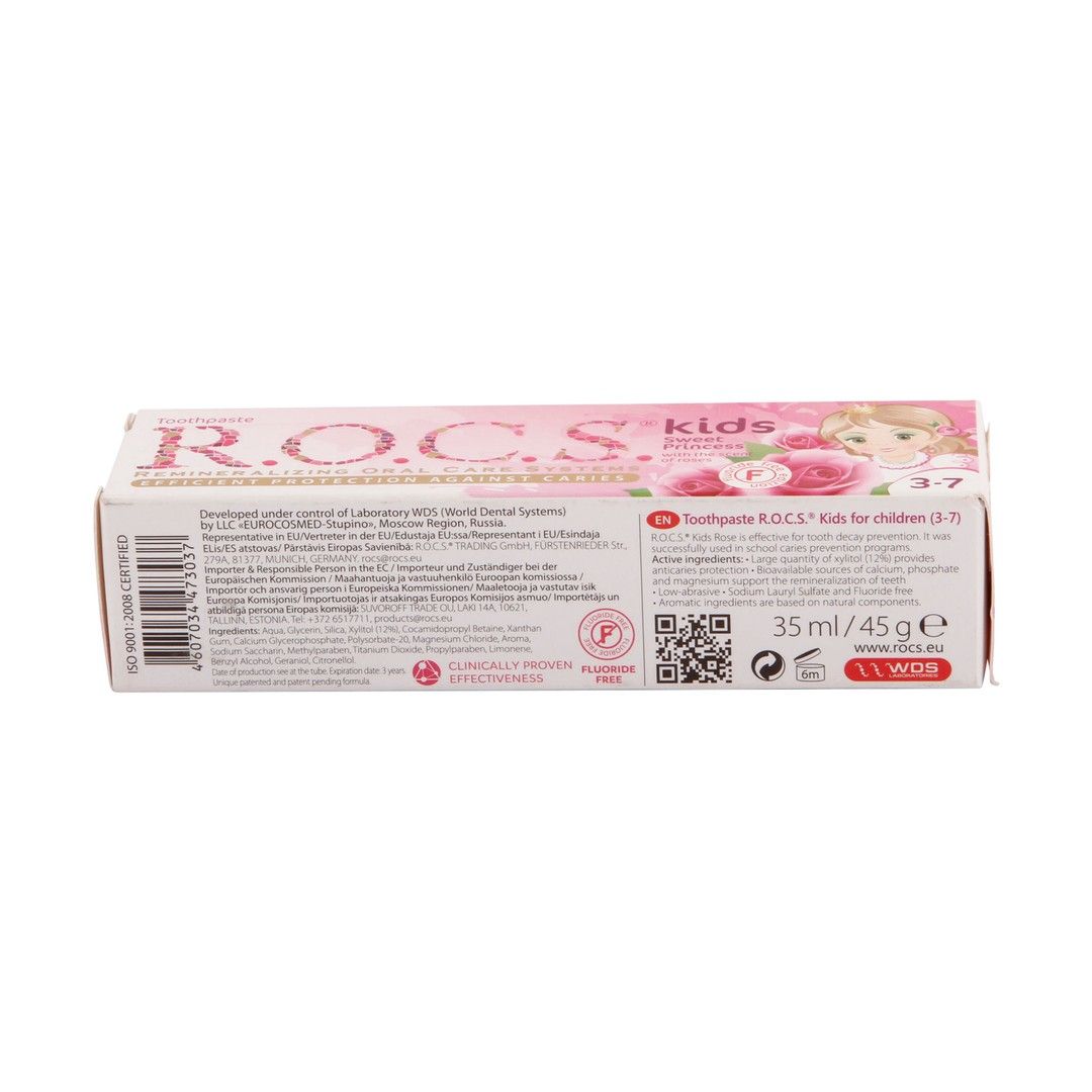 ROCS KIDS 3-7 Sweet Princess 35ml - Makkah Pharmacy