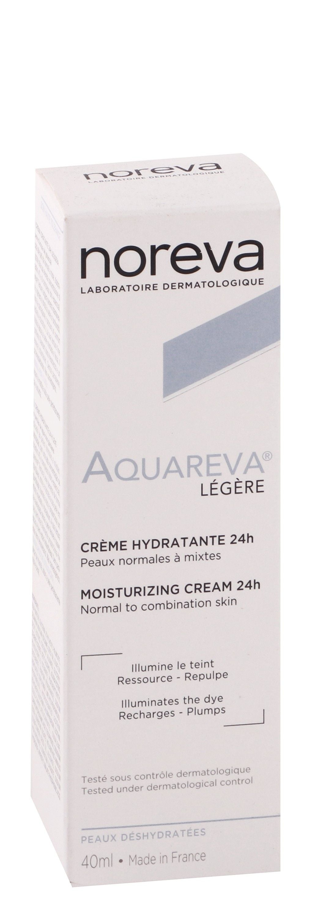 Noreva Aquareva 24H Moisturizing Face Cream for Normal to Combination Skin, 40ml - Makkah Pharmacy