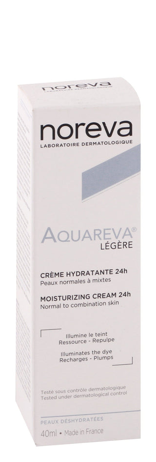 Noreva Aquareva 24H Moisturizing Face Cream for Normal to Combination Skin, 40ml - Makkah Pharmacy