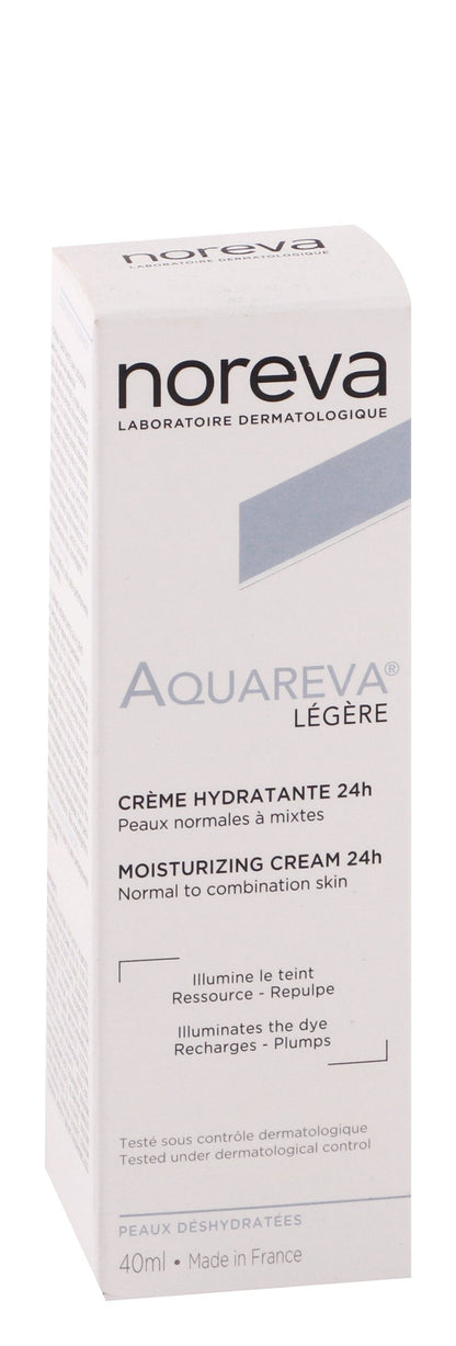 Noreva Aquareva 24H Moisturizing Face Cream for Normal to Combination Skin, 40ml - Makkah Pharmacy