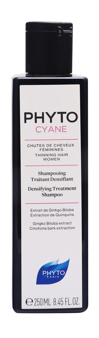 Phyto Paris Cyane Womens Densifying Treatment Shampoo for Thinning Hair, 250ml