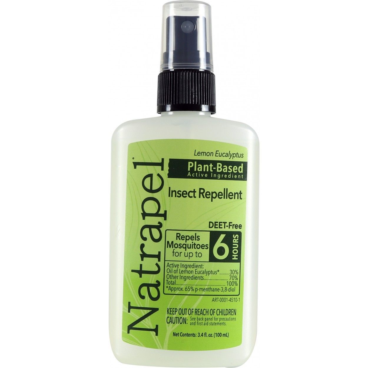 Natrapel Plant Based 6H Insect Repellent Spray with Lemon Eucalyptus, 100ml - Makkah Pharmacy