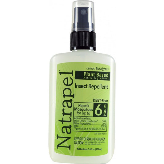 Natrapel Plant Based 6H Insect Repellent Spray with Lemon Eucalyptus, 100ml - Makkah Pharmacy