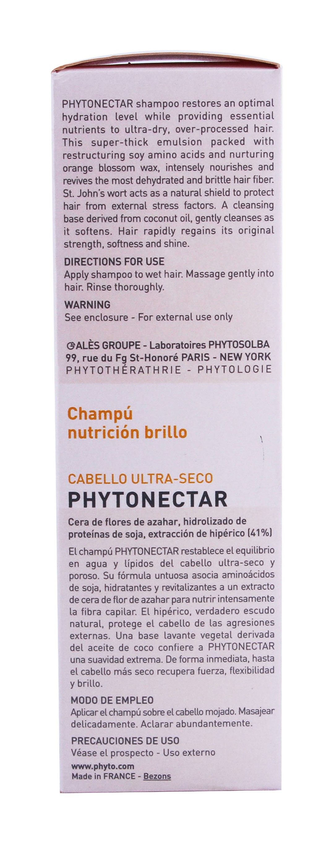 Phyto Paris Phytonectar Ultra Nourishing Shampoo for Ultra Dry Hair, 200ml