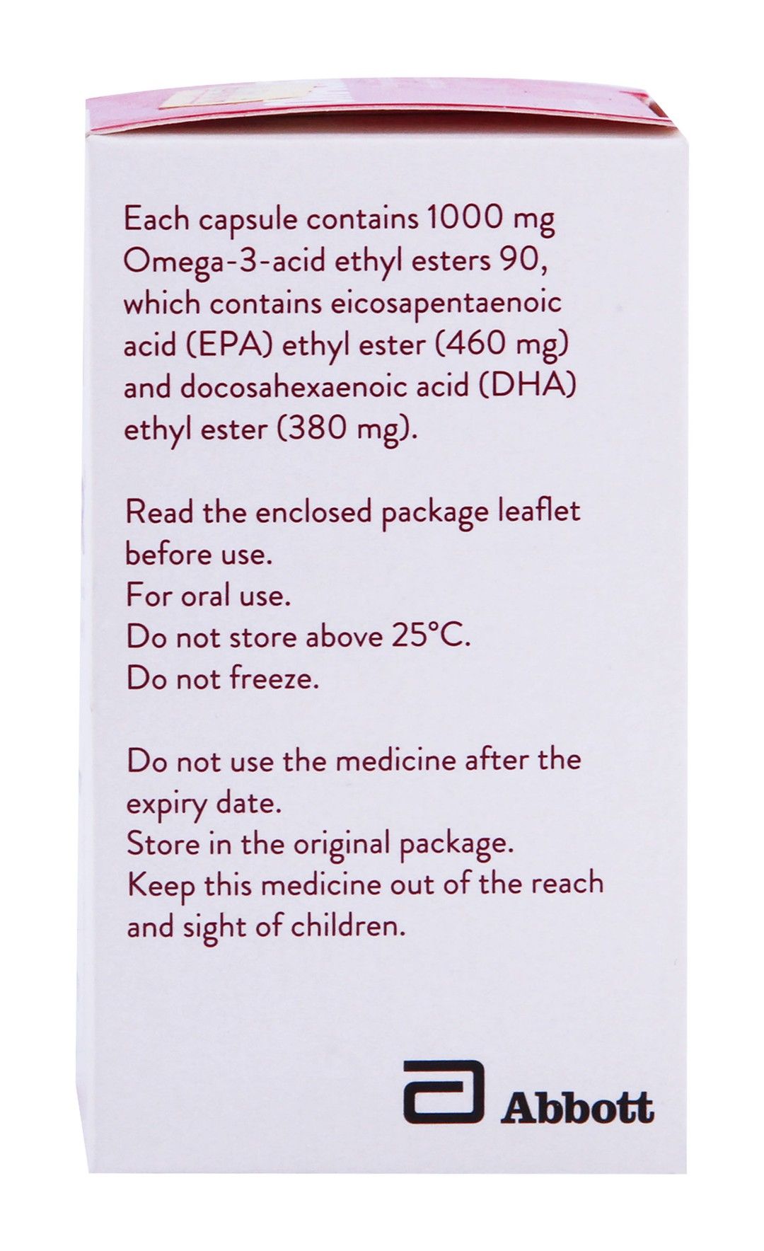 Omacor 1000mg Omega-3 Acid Ethyl Esters 90, 28 Capsules