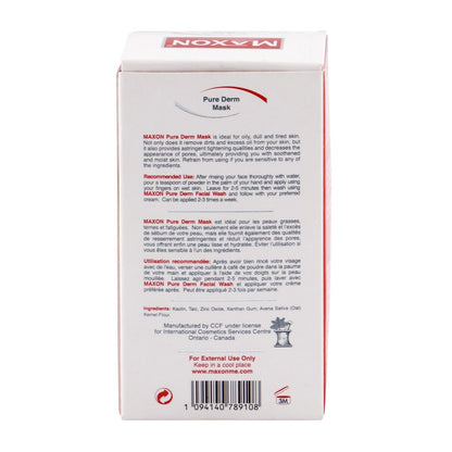 Maxon Pure Derm Face Mask Powder, 15g - Makkah Pharmacy