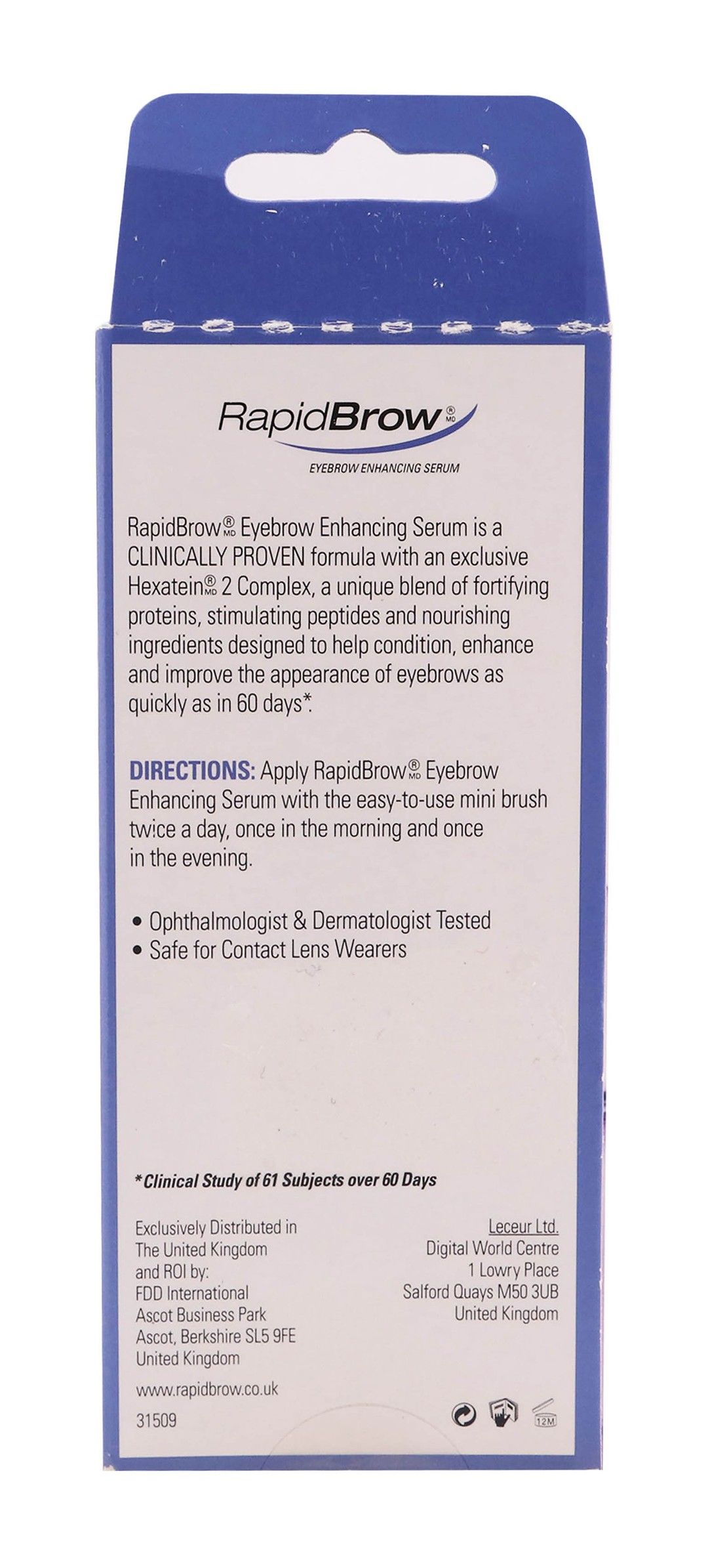 Rapidbrow Eyebrow Enhancing Serum, 3ml - Makkah Pharmacy
