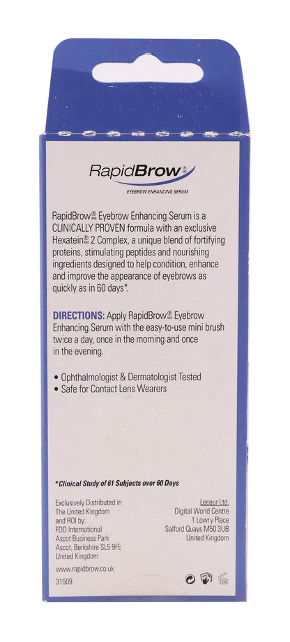Rapidbrow Eyebrow Enhancing Serum, 3ml - Makkah Pharmacy