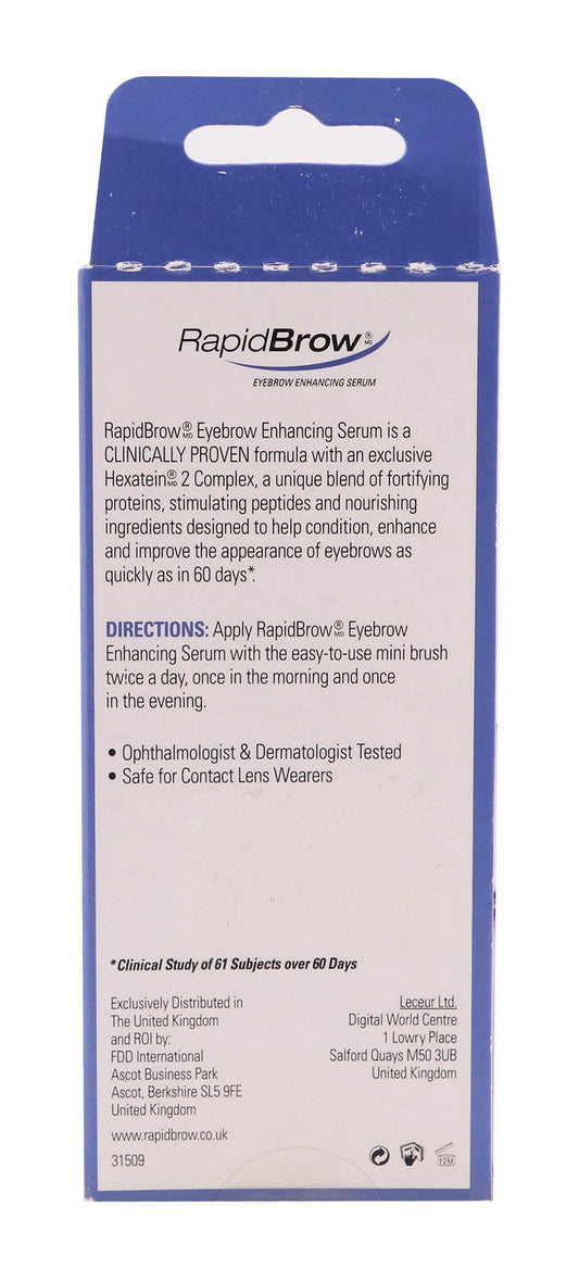 Rapidbrow Eyebrow Enhancing Serum, 3ml - Makkah Pharmacy