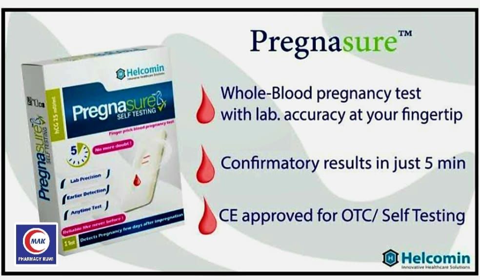 Pregnasure HCG Pregnancy Test, 1 Piece - Makkah Pharmacy