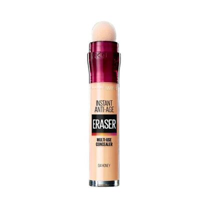 Maybelline Eraser Instant Anti-Aging Multi-Use Concealer - Honey 04, 6.8ml - Makkah Pharmacy