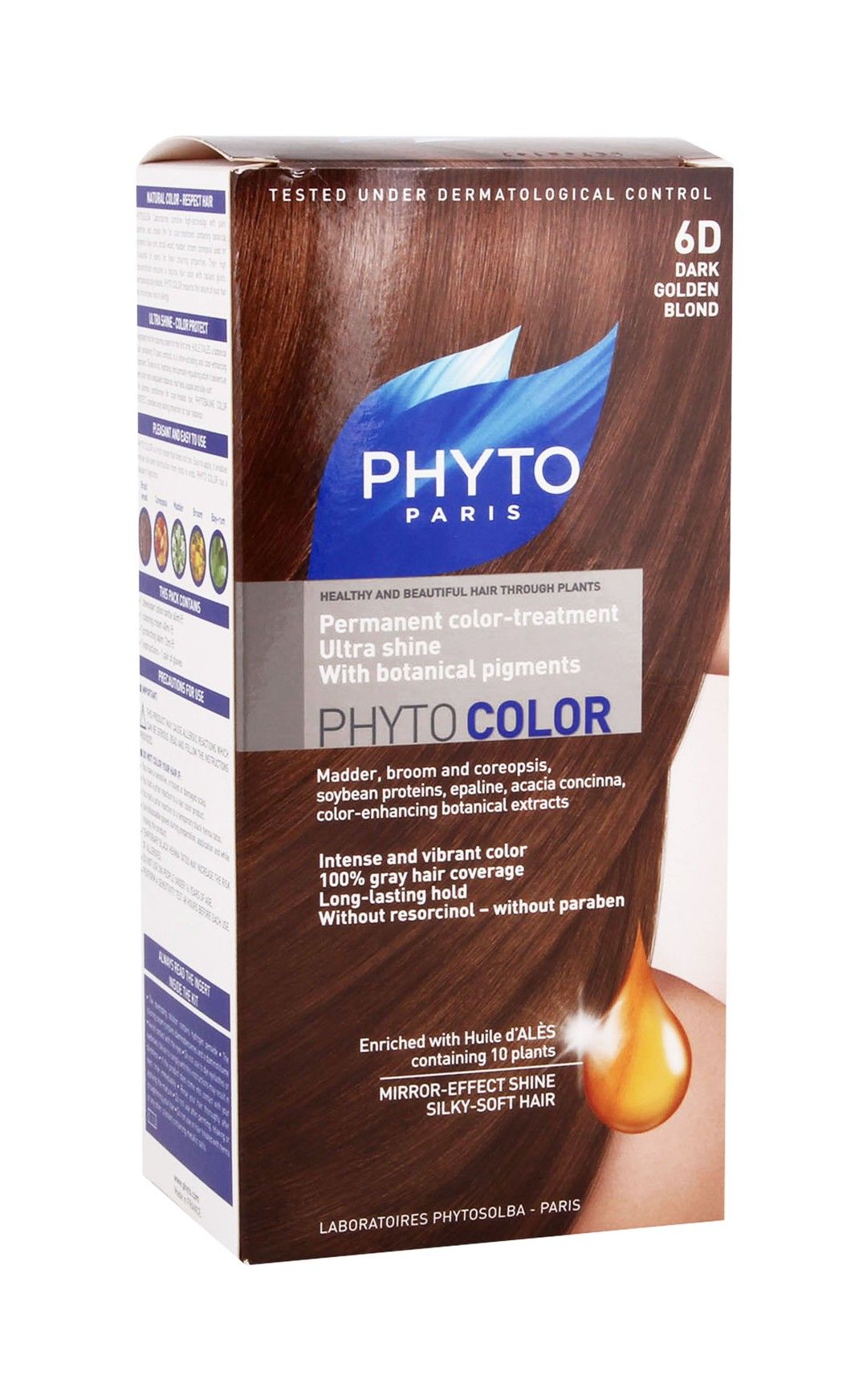 Phyto Hair Color 6D Dark Golden