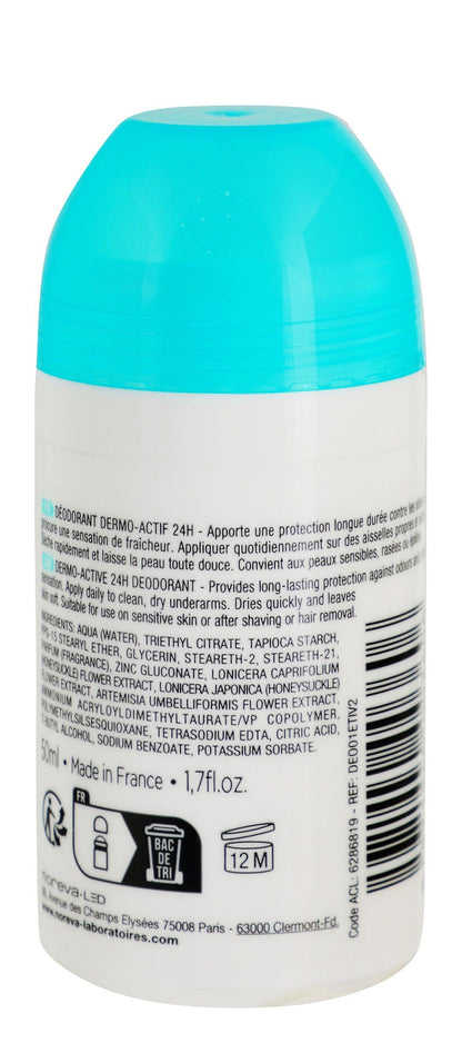 Noreva Deoliane 24H Dermo-Active Deodorant Roll-On, 50ml - Makkah Pharmacy