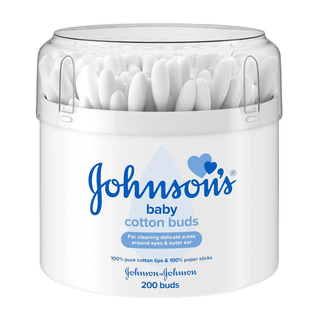 Johnsons Baby Cotton Swabs, 200 Pieces - Makkah Pharmacy