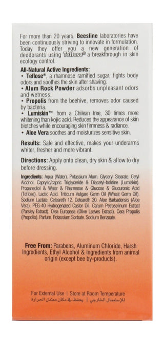 Beesline Pacific Island Whitening Roll On Deo, 2x50ml - Makkah Pharmacy