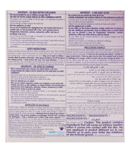 Dark & Lovely Beautiful Beginnings Children's Scalp & Hair Relaxer Kit with Coconut Oil & Aloe Vera for Fine Hair 1 pack - Makkah Pharmacy