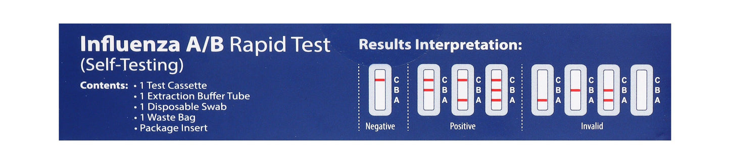 Flowflex Influenza A/B Rapid Test, 1 Piece - Makkah Pharmacy