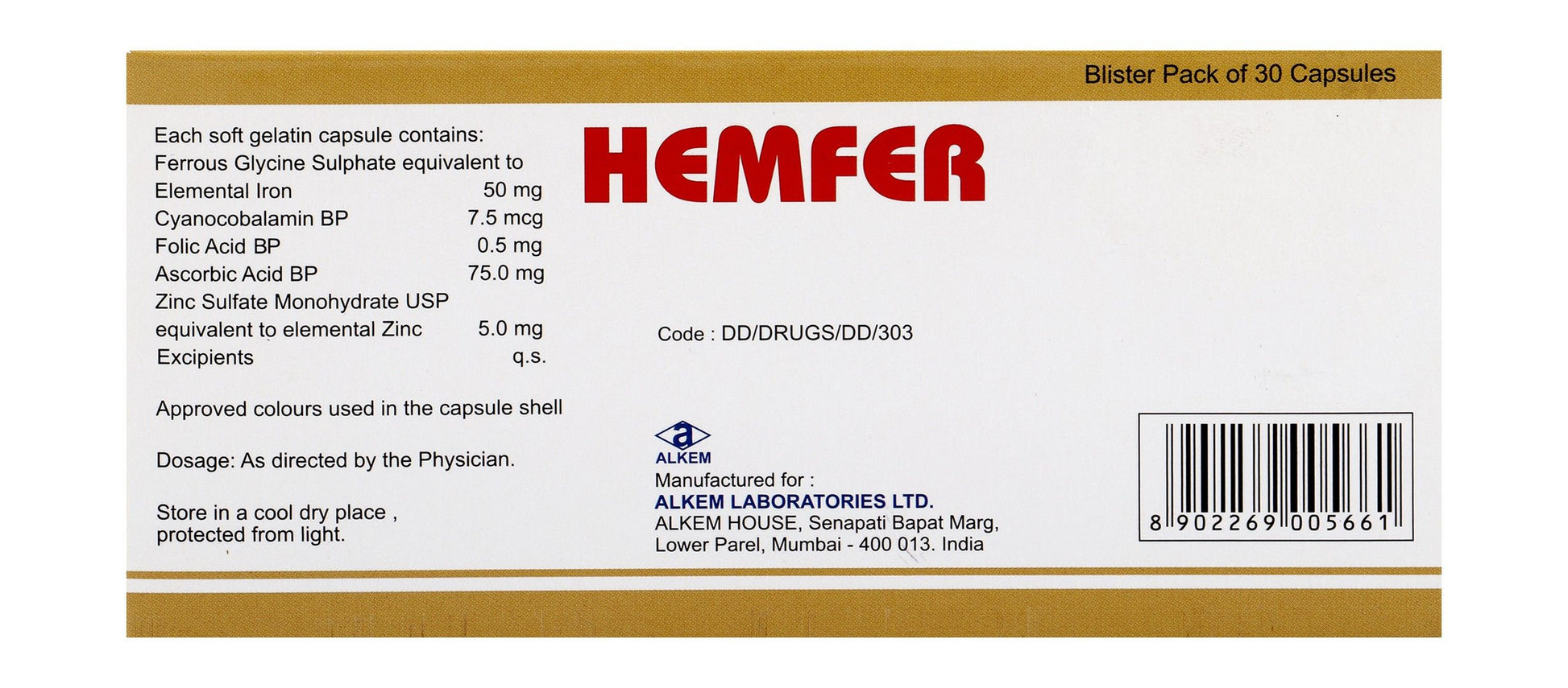 Hemfer Haematinic Supplement - Makkah Pharmacy