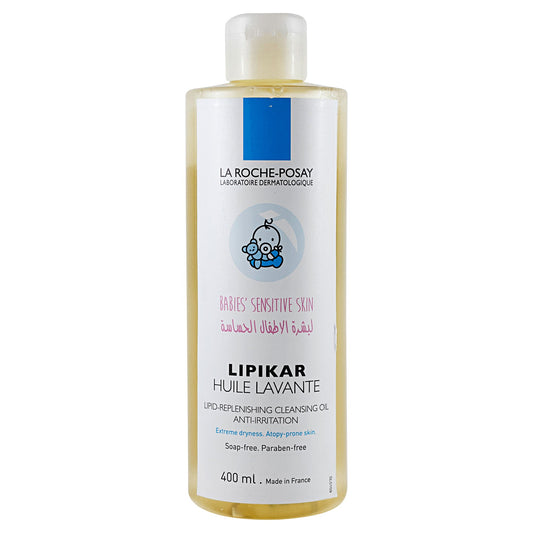 La Roche Posay Lipikar Lipid Replenishing Cleansing Oil 400 ML - Makkah Pharmacy