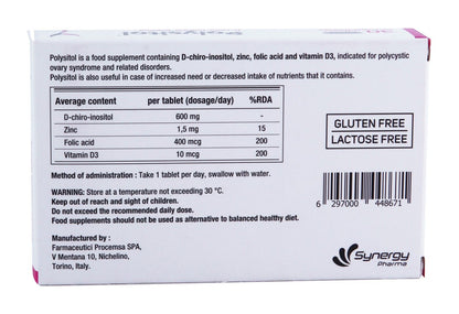 Polysitol D Chiro Inositol 600 Mg Tablets 30 Pieces - Makkah Pharmacy