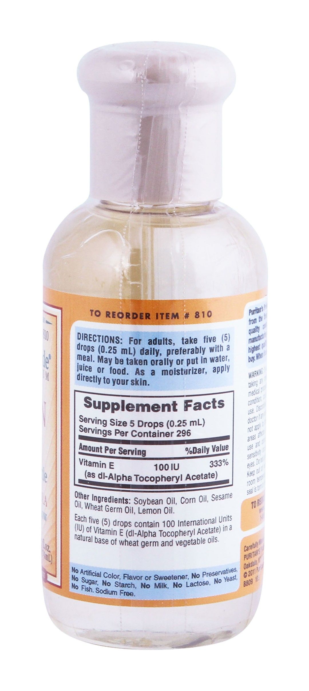 Puritan's Pride Vitamin E Oil 30,000 IU, 75ml - Makkah Pharmacy