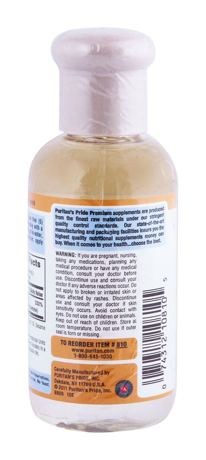 Puritan's Pride Vitamin E Oil 30,000 IU, 75ml - Makkah Pharmacy