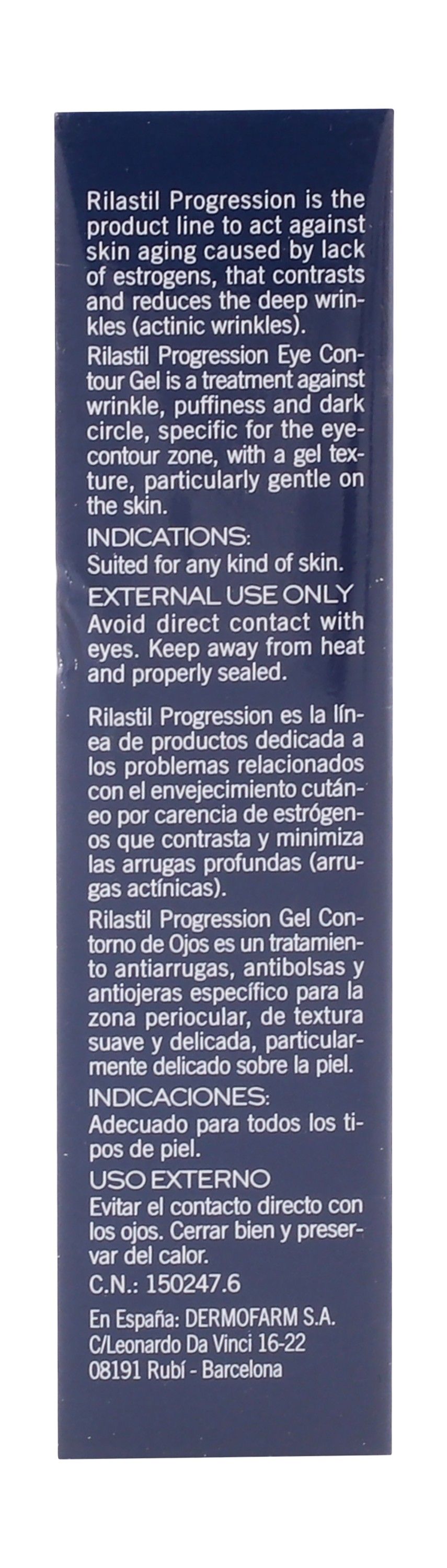 Rilastil Progression Eye Contour Gel 15 ML - Makkah Pharmacy