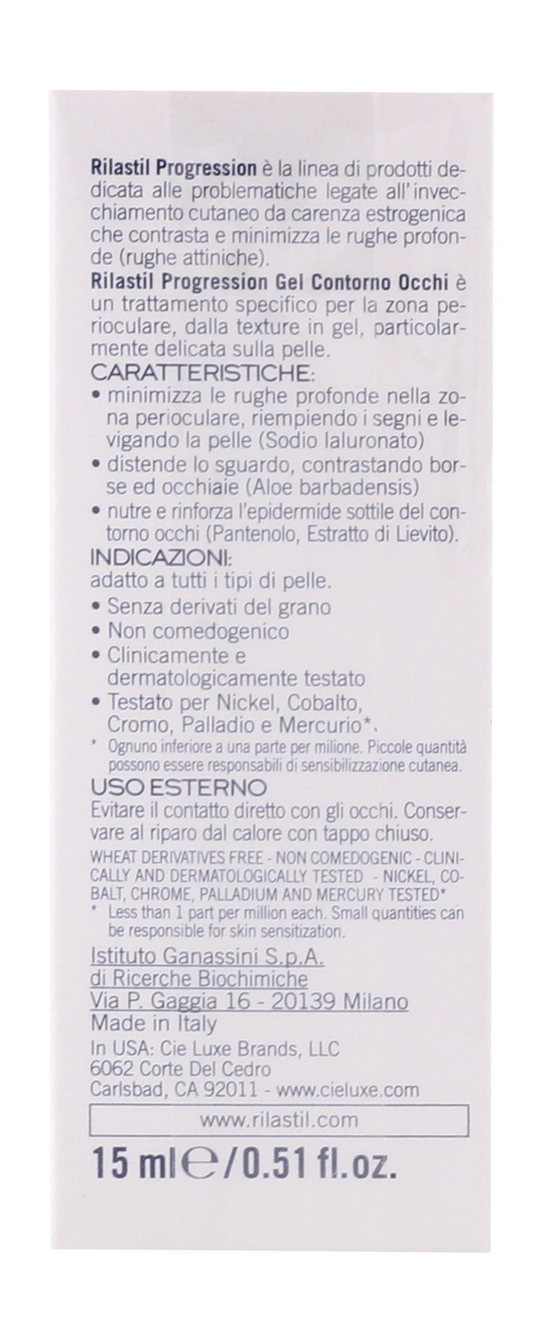 Rilastil Progression Eye Contour Gel 15 ML - Makkah Pharmacy