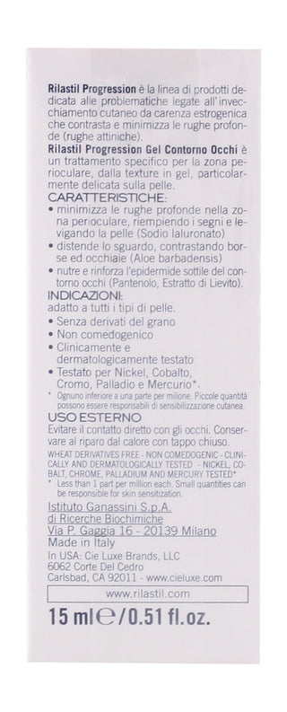 Rilastil Progression Eye Contour Gel 15 ML - Makkah Pharmacy