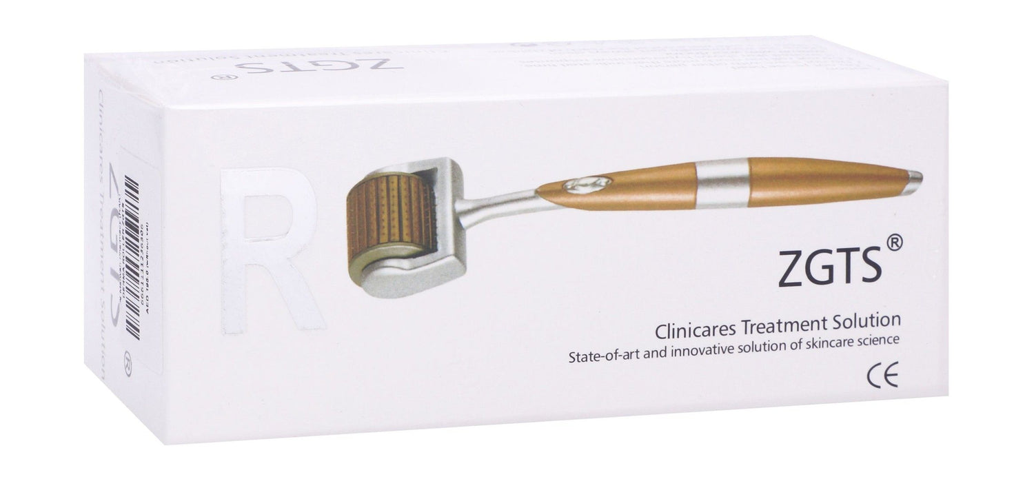 Zgts Sterile Gold Derma Roller with 0.75mm Needles - Makkah Pharmacy