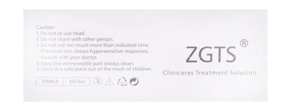 Zgts Sterile Gold Derma Roller with 0.75mm Needles - Makkah Pharmacy