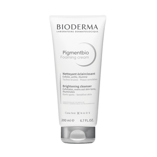 Bioderma Pigmentbio Face & Body Foaming Cream Cleanser for Dark Spots & Sensitive Skin, 200ml - Makkah Pharmacy