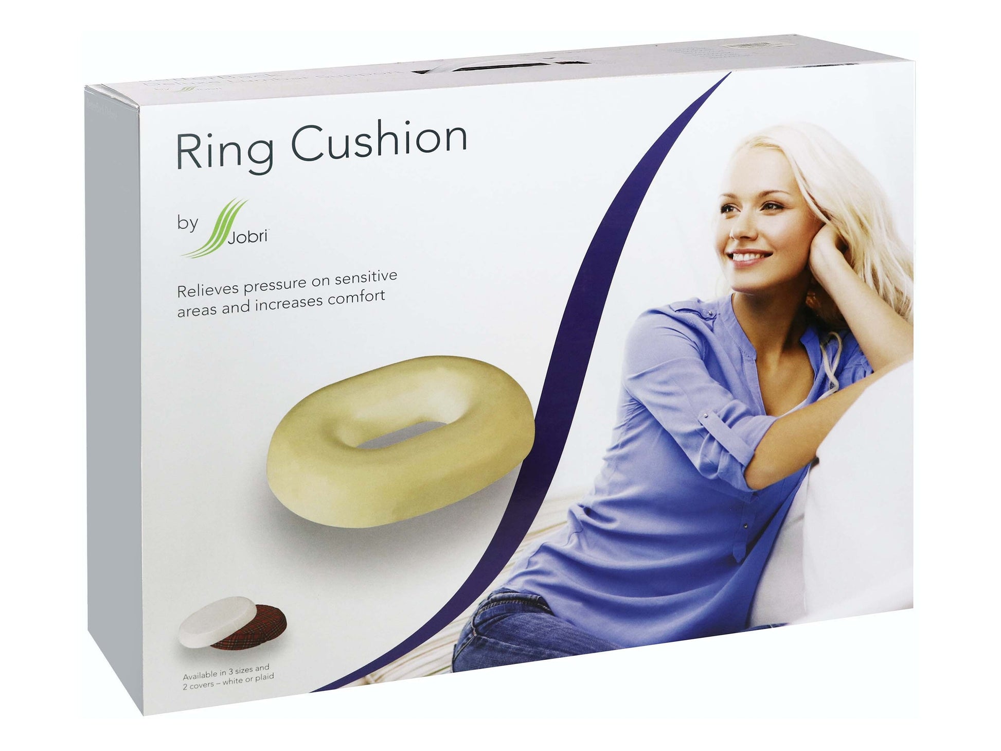 Jobri White Medium Ring Cushion, 18 Inch - Makkah Pharmacy
