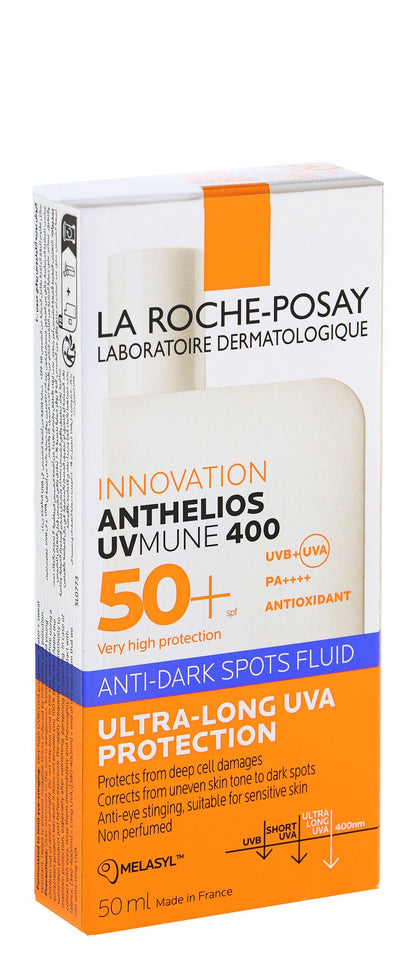La Roche-Posay Innovation Anthelios Fluide Anti-Taches SPF50, 50ml - Makkah Pharmacy