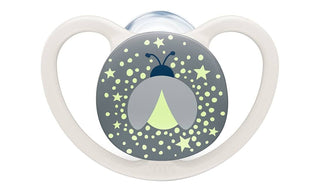 Nuk Space Night Silicone Soother, 6-18Months - Makkah Pharmacy