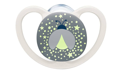 Nuk Space Night Silicone Soother, 6-18Months - Makkah Pharmacy