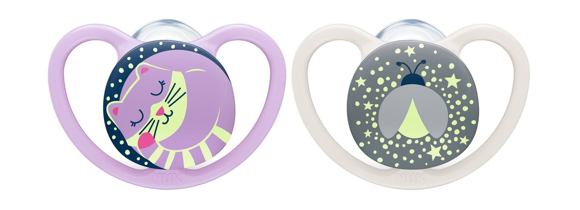 Nuk Space Night Silicone Soother, 6-18Months - Makkah Pharmacy