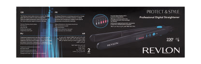 Revlon Digital Ceramic Straightener Black - Makkah Pharmacy